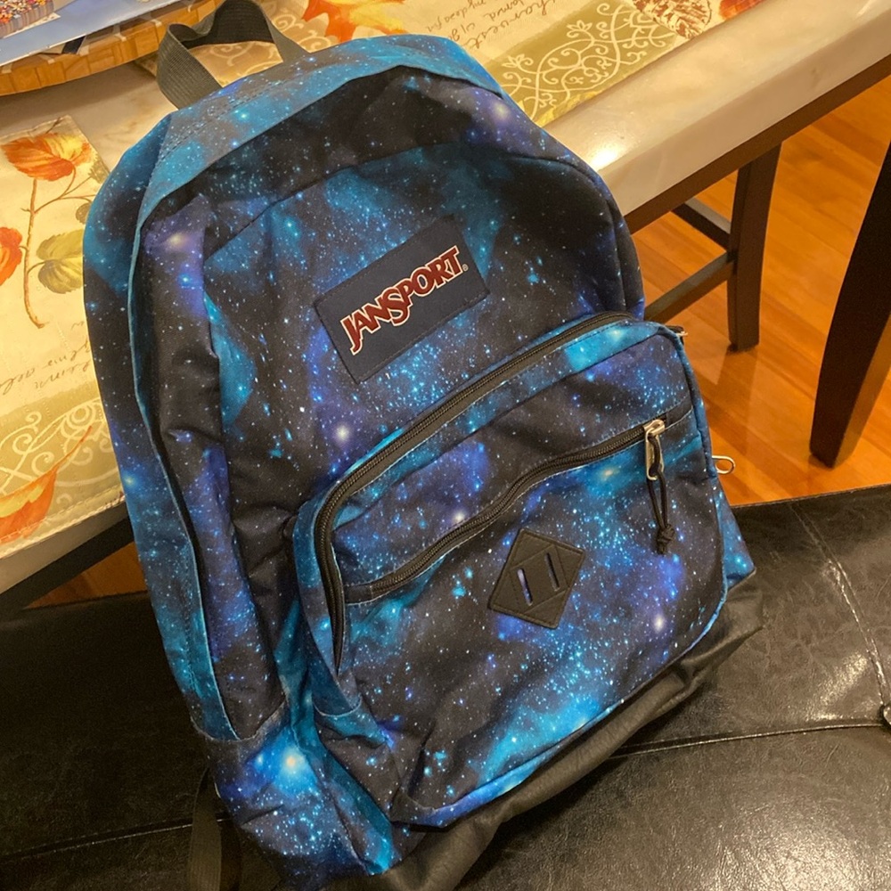 Jansport Galaxy book bag EUC